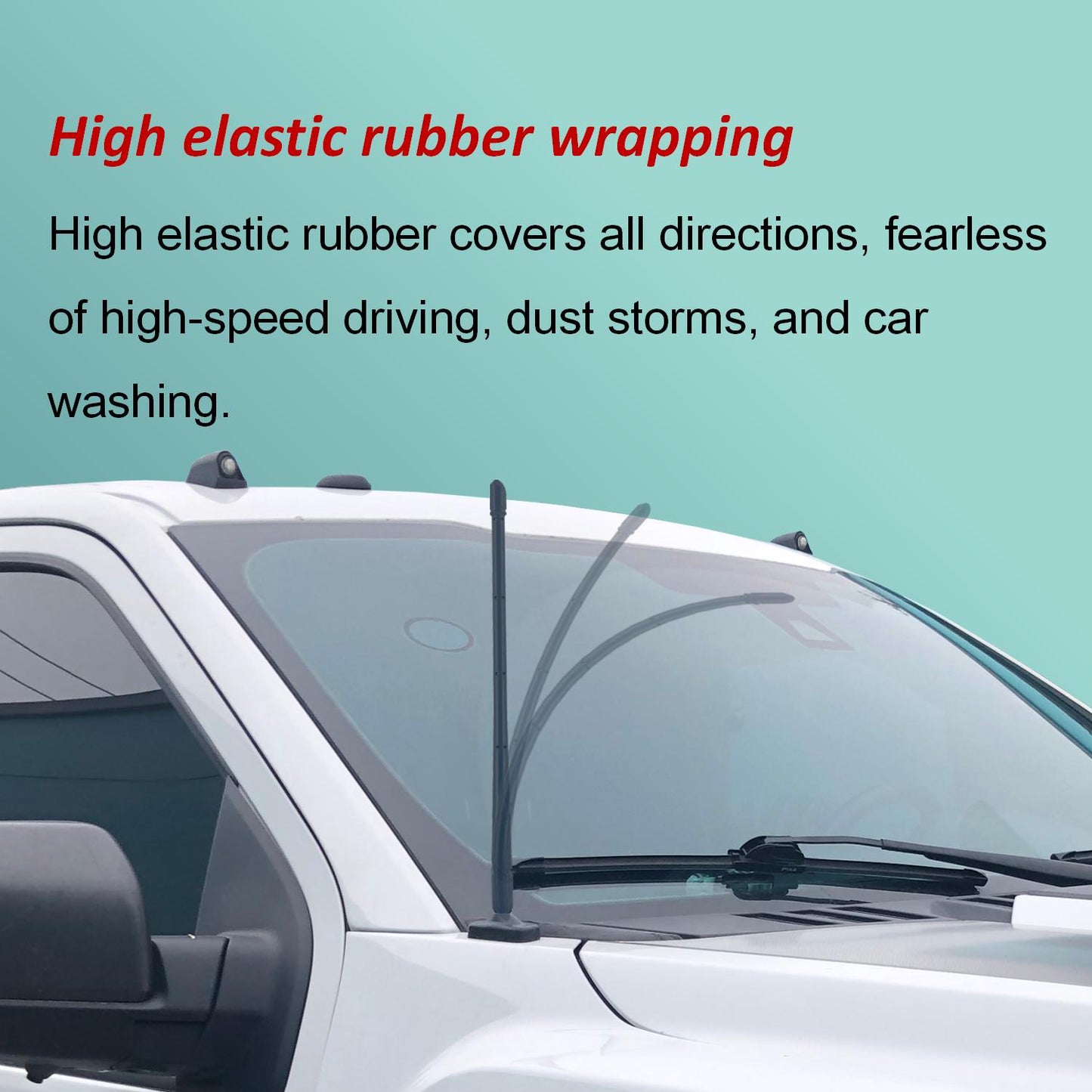 Car Radio Antenna Replacement Compatible with Ford, Dodge, Jeep, Toyota Truck Replacement Antenna.|13 inch