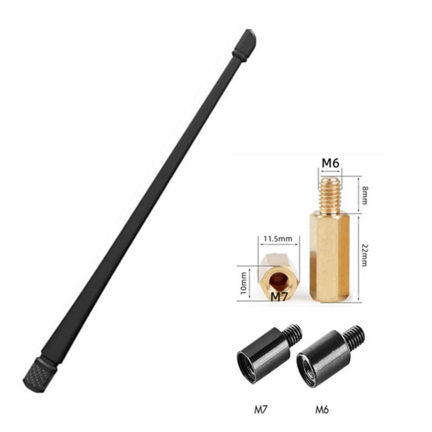 Car Radio Antenna Replacement Compatible with Chevrolet / GMC Truck Replacement Antenna| 13 inch.