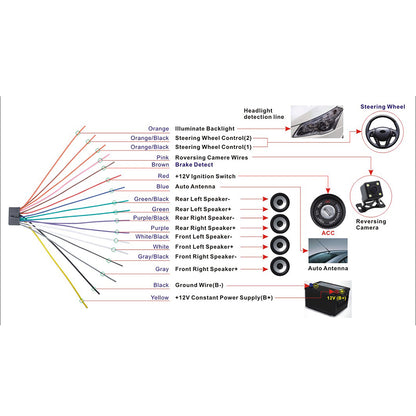Wireless Carplay and Android Auto 7-inch Single DIN Electric retractable car display  Free shipping